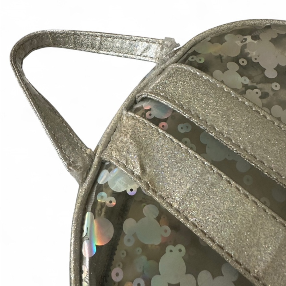 Loungefly Silver Holographic Sequin Backpack - Picture 6 of 7